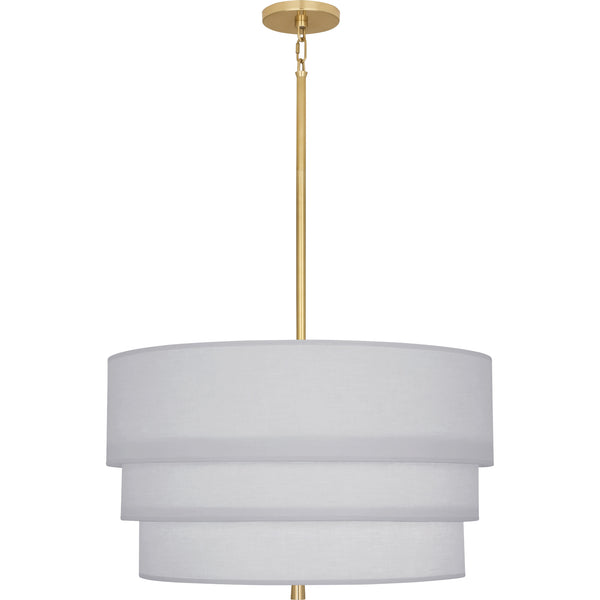Robert Abbey Decker Three Tier Pearl Gray Pendant