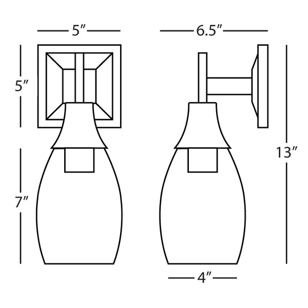 Robert Abbey Grace Single Wall Sconce