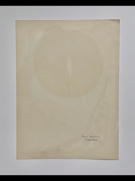 Vintage Lithograph ‘Composition Il’ by Paul Jenkins (1964)