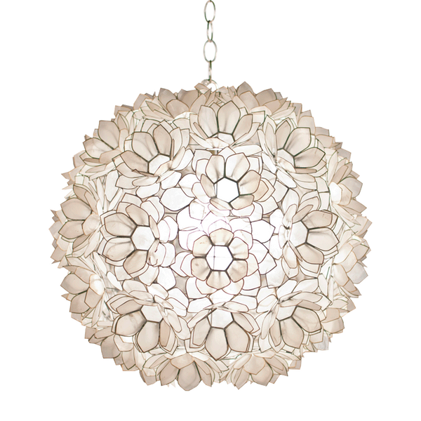 Jupiter Capiz Shell Floral Pendant