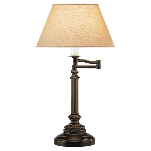 Robert Abbey Bronze Swing Arm Table Lamp