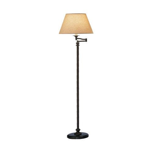 Robert Abbey Swing Arm Bronze Floor Lamp