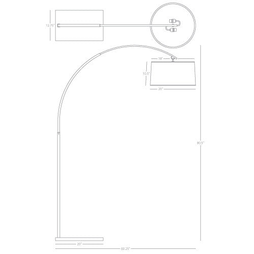 Robert Abbey Archer Floor Lamp