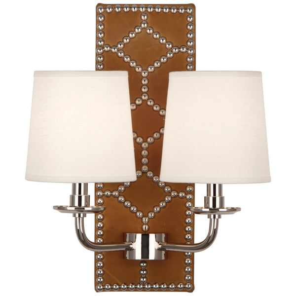 Robert Abbey Williamsburg Lightfoot Double Sconce