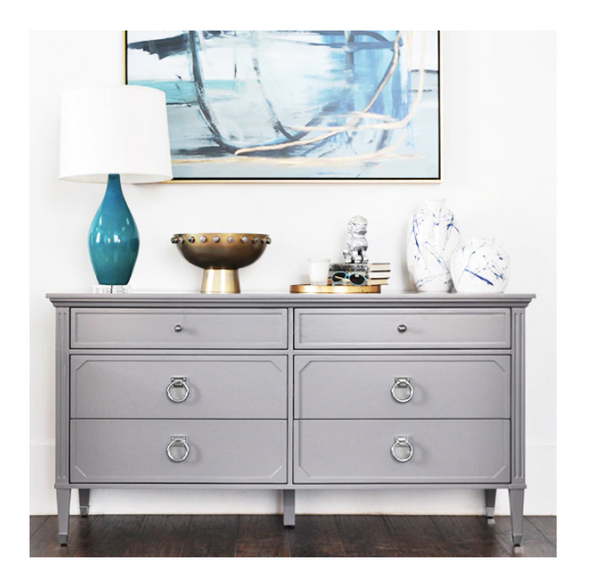 Grey top lacquer dresser