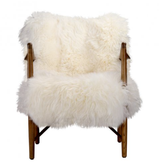 Elsa Sheepskin Chair - Matthew Izzo Collection