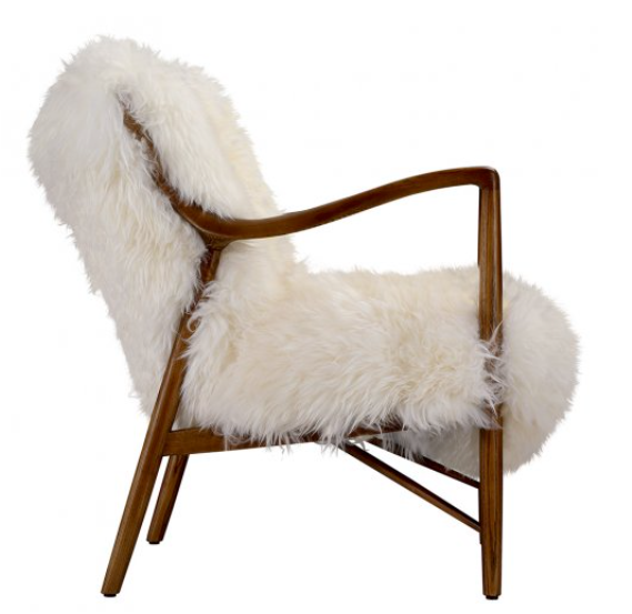Elsa Sheepskin Chair - Matthew Izzo Collection