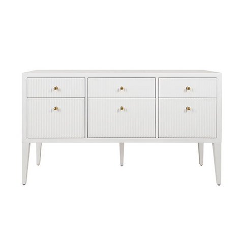 Worlds Away Palmer Buffet White - Matthew Izzo Home