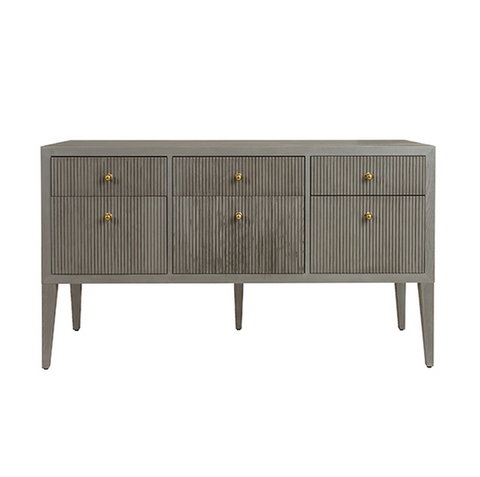 Worlds Away Palmer Buffet Smoke Grey - Matthew Izzo Home