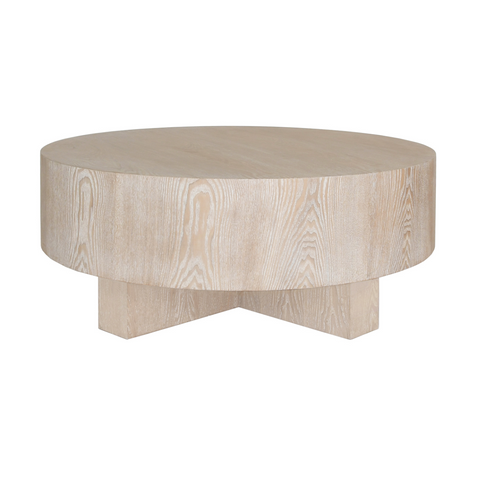 Worlds Away Oslo Coffee Table Cerused Oak - Matthew Izzo Home