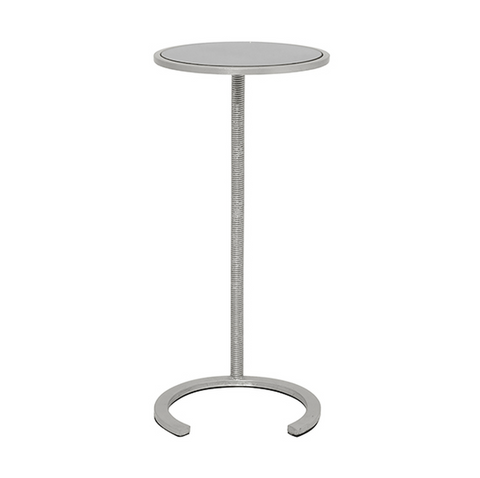 Worlds Away Nina Cigar Table Silver - Matthew Izzo Home