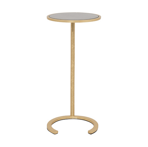 Worlds Away Nina Cigar Table Gold - Matthew Izzo Home