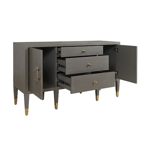 Amherst Smoke Grey Oak Storage Buffet