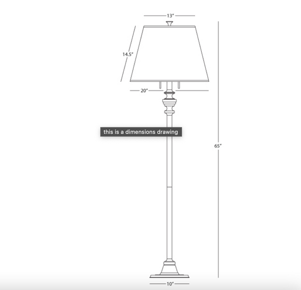 Robert Abbey Arthur Floor Lamp - Modern Brass- Pearl Dupioni Shade