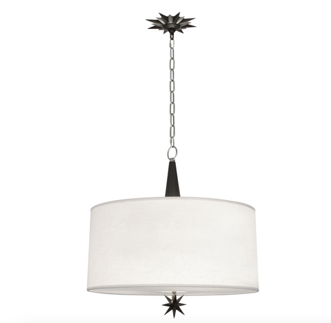 Robert Abbey Cosmos Pendant Deep Patina Bronze w/Silver Accents - Matthew Izzo Home