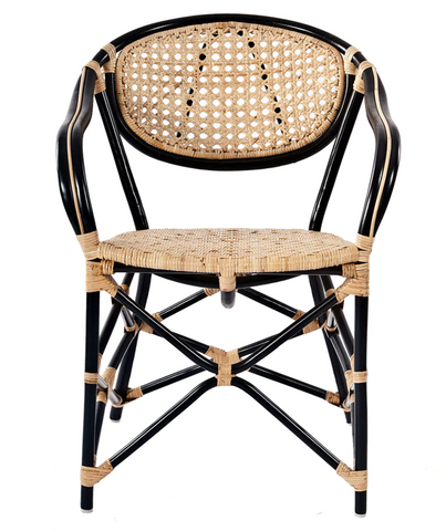 Quay Rattan Café Chair - Matthew Izzo Collection - Matthew Izzo Home