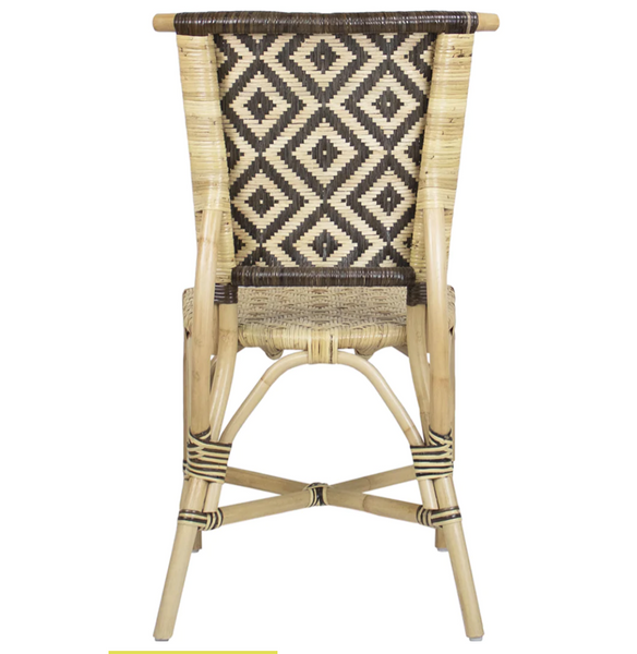 Fullerton Bamboo & Rattan Armless Dining Chair - Matthew Izzo Collection