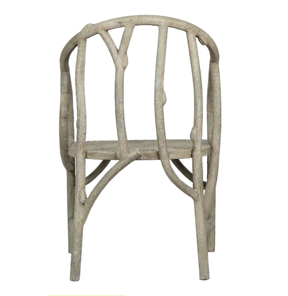 Faux Bois Barrel Chair - Matthew Izzo Collection