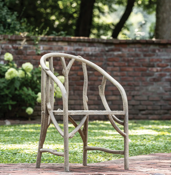 Faux Bois Barrel Chair - Matthew Izzo Collection