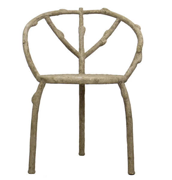 Faux Bois 3 Legged Chair - Matthew Izzo Collection