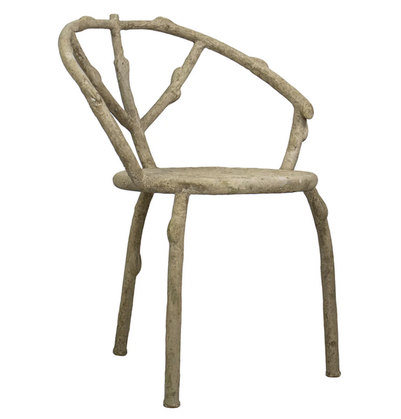 Faux Bois 3 Legged Chair - Matthew Izzo Collection