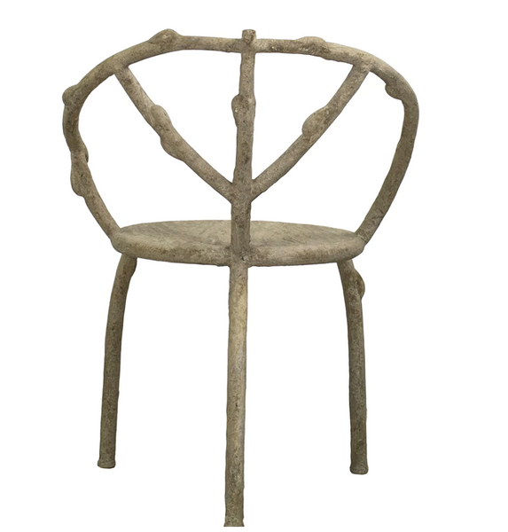 Faux Bois 3 Legged Chair - Matthew Izzo Collection