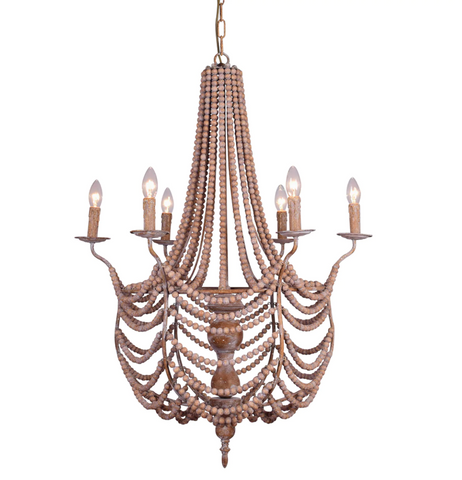 Craftsman Large Beaded Chandelier - Matthew Izzo Collection - Matthew Izzo Home