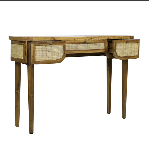 Nimes Rattan Desk - Matthew Izzo Collection - Matthew Izzo Home