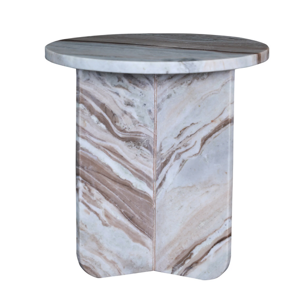 Genoa Marble Side Table - Matthew Izzo Collection