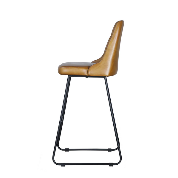 Verona Vintage Leather Counter Stool, Set of 2 - Matthew Izzo Collection
