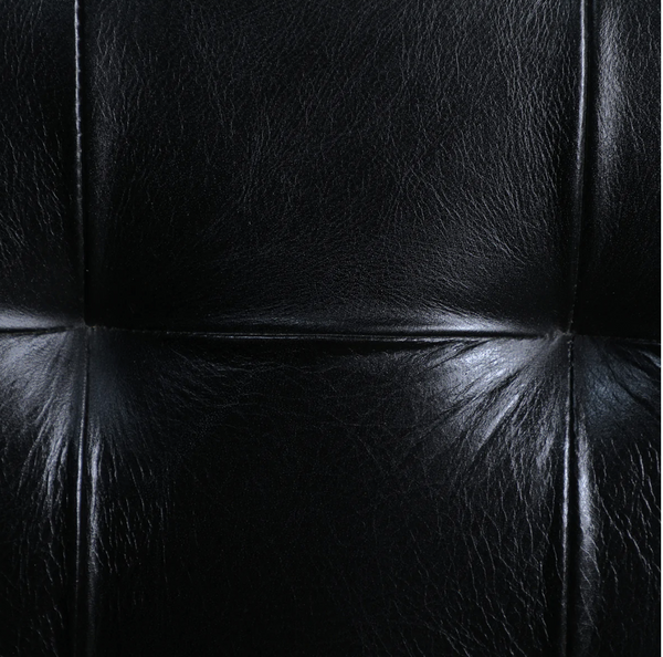 Turin Rectangle Leather Ottoman - Matthew Izzo Collection