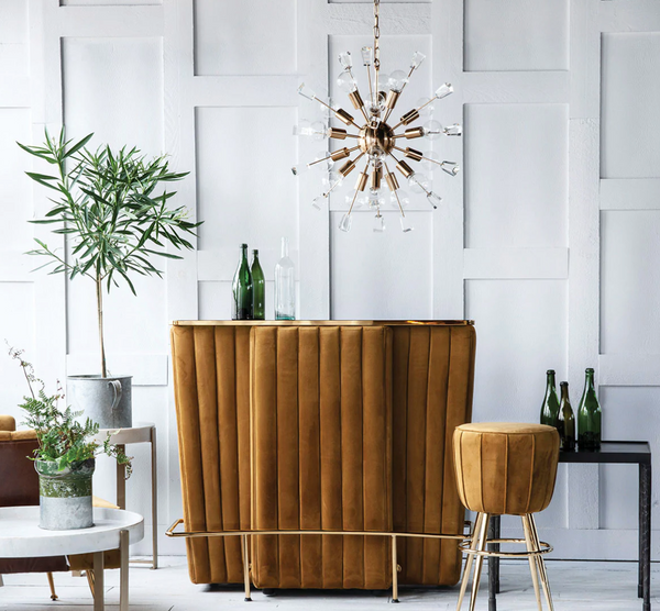 Conrad Velvet Retro Bar - Matthew Izzo Collection