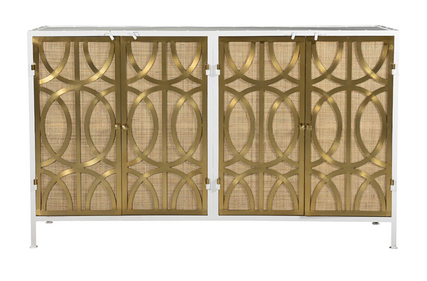 Sofia Art Deco Four Door Sideboard - Matthew Izzo Collection