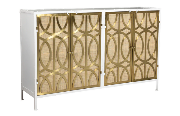 Sofia Art Deco Four Door Sideboard - Matthew Izzo Collection