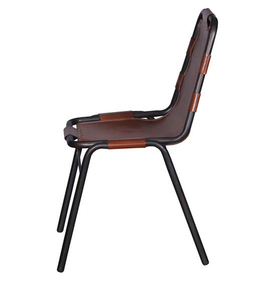 Genoa Leather Accent Chair - Matthew Izzo Collection