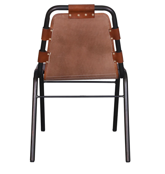 Genoa Leather Accent Chair - Matthew Izzo Collection