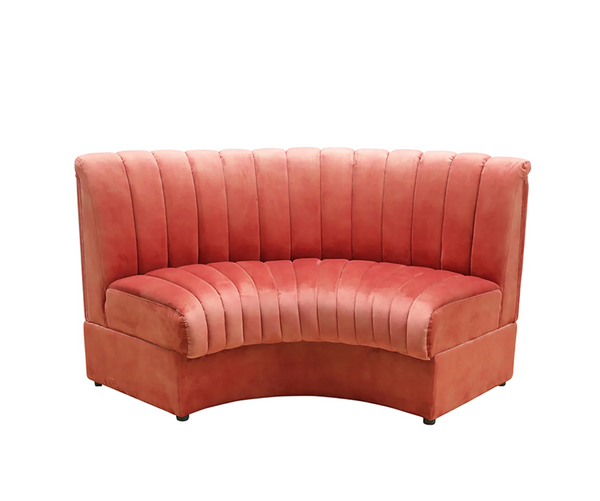 The Estelle Modular Sofa, Curved Piece - Matthew Izzo Collection