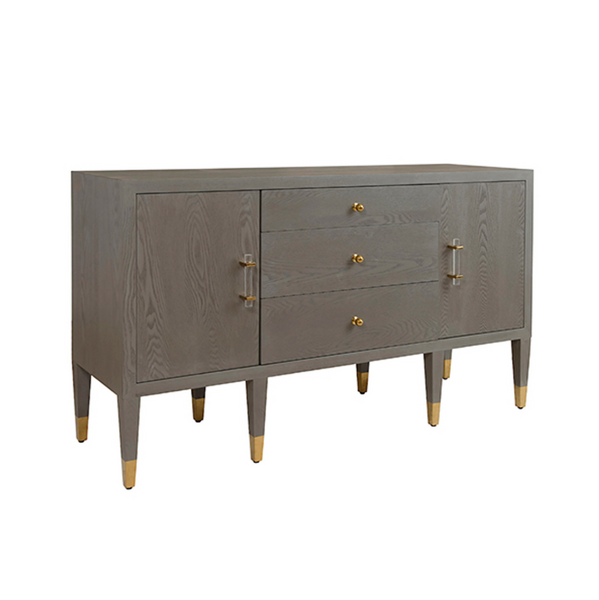Amherst Smoke Grey Oak Storage Buffet