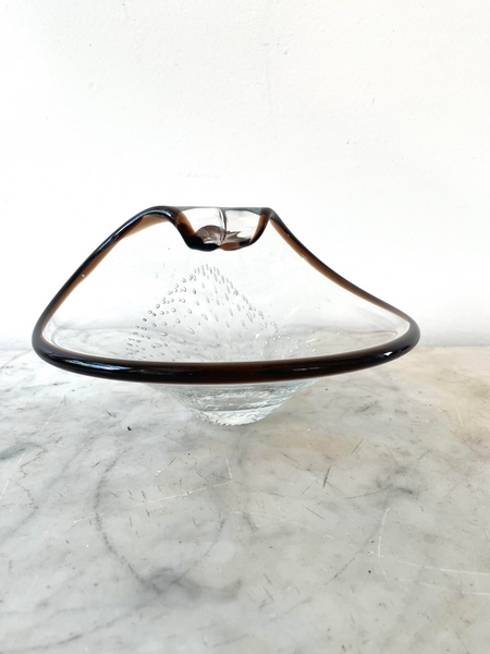 Vintage Mid Century Barovier & Toso Murano Glass Bowl