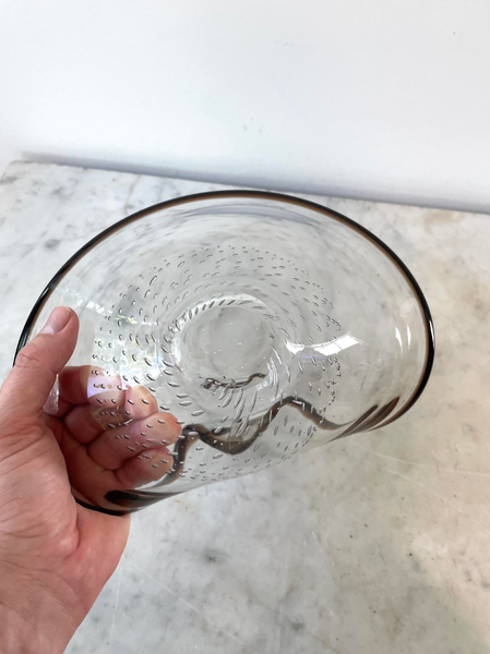 Vintage Mid Century Barovier & Toso Murano Glass Bowl