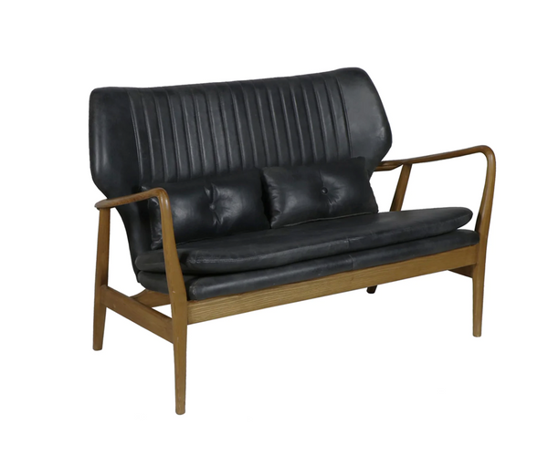 Helsinki Leather Loveseat - Matthew Izzo Collection