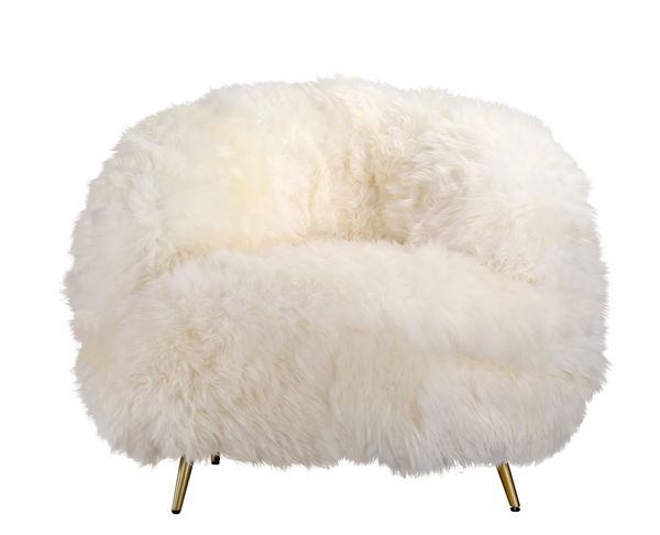 Astrid Sheepskin Accent Chair - Matthew Izzo Collection