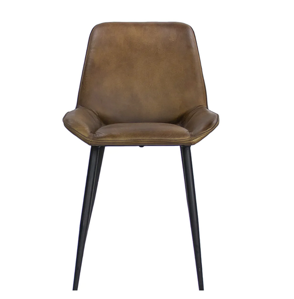 Atlas Leather Desk Chair, Set of 2 - Matthew Izzo Collection