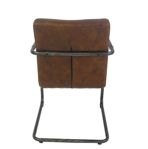 Bauhaus Italian Leather Armchair, Set of 2 - Matthew Izzo Collection
