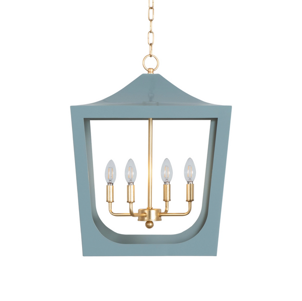 Wimble Pagoda Four Light Lantern - White