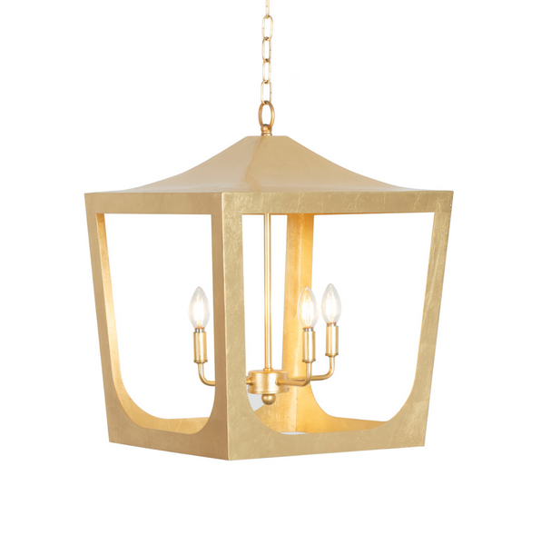 Wimble Pagoda Four Light Lantern - White