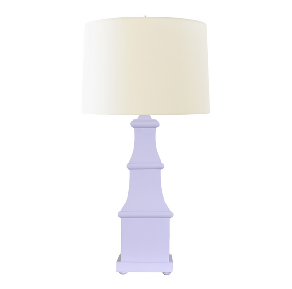 Allegra Handpainted Tole Table Lamp w/Shade - Four Color Options