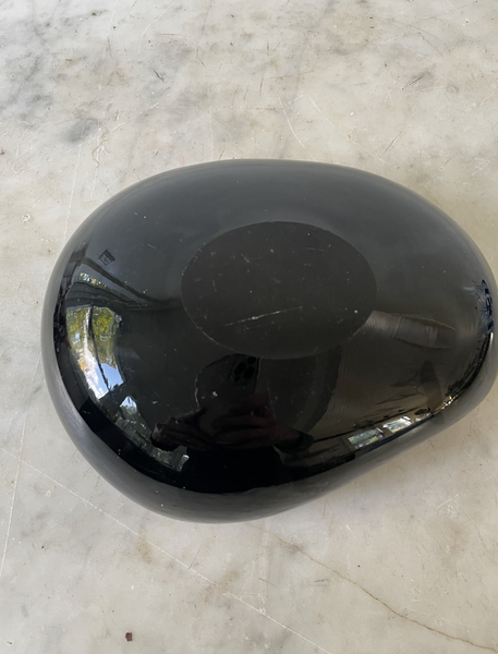 Vintage Mid Century Seguso Murano Glass - Blackmand Copper Bowl