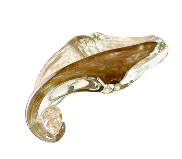 Vintage Mid Century Fratelli Toso Murano Glass Bowl