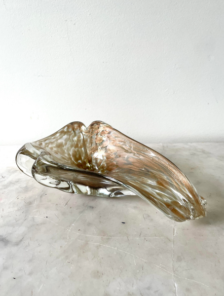 Vintage Mid Century Fratelli Toso Murano Glass Bowl